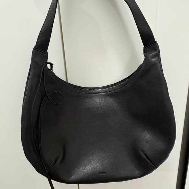 렉토 레더 호보백 블랙