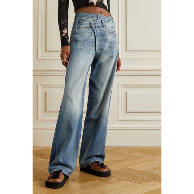 R13 크로스오버 와이드 데님 팬츠 (25)