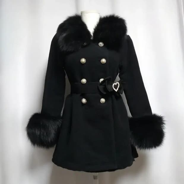 일본빈티지 코트 고스로리 고딕 양지뢰 양산형 