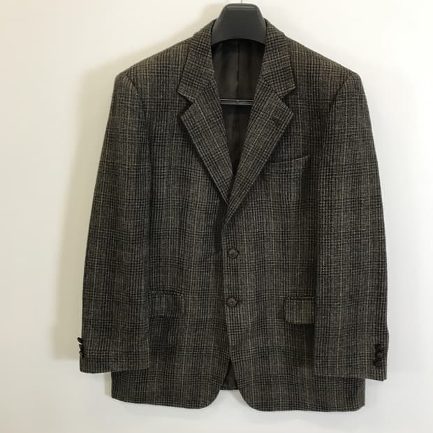 발망 BALMAIN 골든텍스 알파카 울체크자켓 [105]