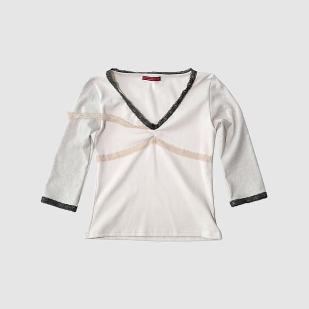 인앤양인하모니 Lace top, pink