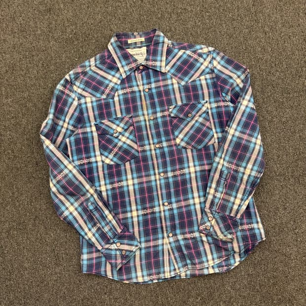 M)디키즈 빈티지 체크패턴 웨스턴 셔츠