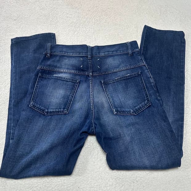 Maison margiela 17 mid-blue denim pants