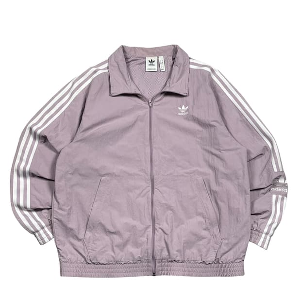 아디다스 라벤더컬러 바람막이