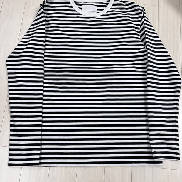 나나미카 쿨맥스 스트라이프 롱슬리브 긴팔 티셔츠