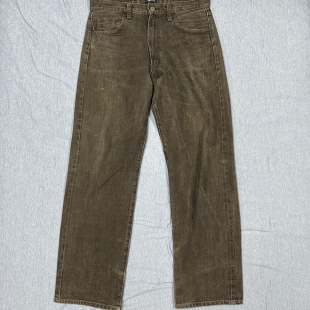 올드 스투시 셀비지 루즈 데님(32)