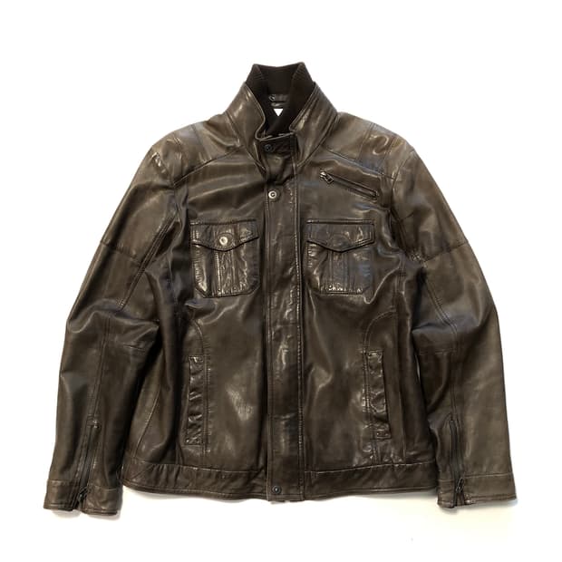 던모어 램스킨 레더자켓 