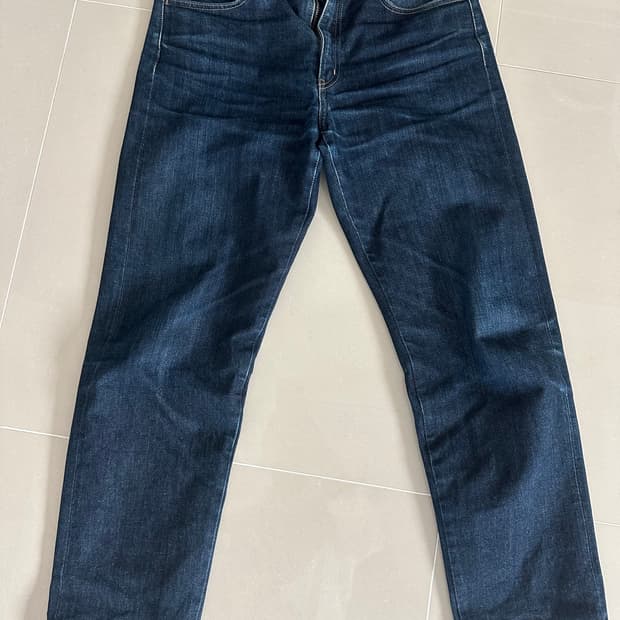 유니클로 진청 레귤러핏