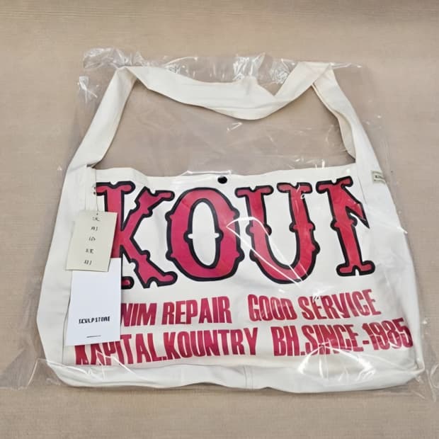 [새상품] 캐피탈 코튼 트윌 컨트리 팩토리 북백- 키나리