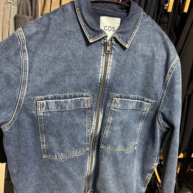 COS(코스) 데님 투웨이 집업 자켓 XL