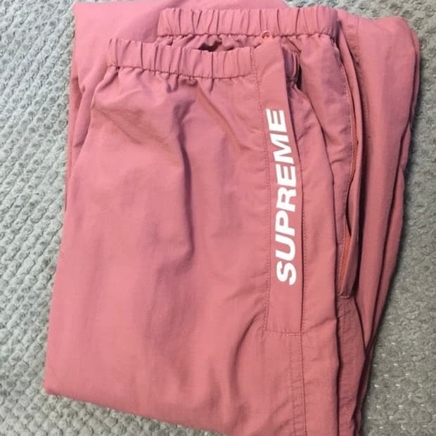 S) 슈프림 웜업 팬츠 패일 핑크