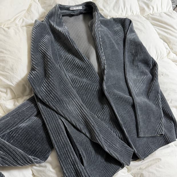 (M) Zara 자라 코듀로이 블레이저 셋업