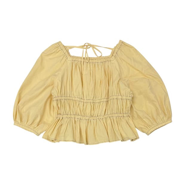 Ray Beams gathered blouse