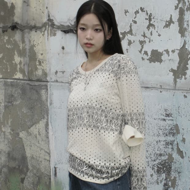 보호 도트 티셔츠
