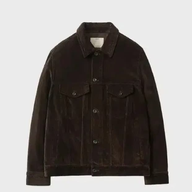 포터리 코듀로이 트러커 브라운 2사이즈