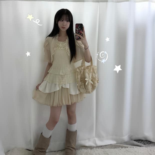 엑시즈팜 히메갸루 달천깔 딱붙 코디세트 
