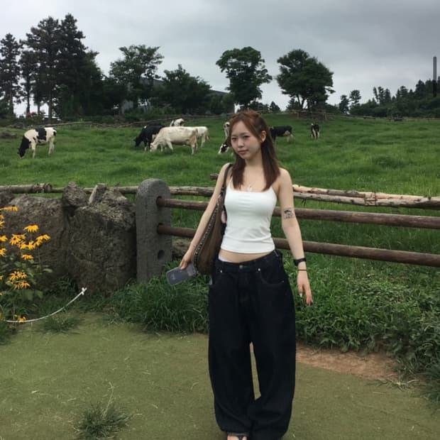 아워캐비넷 생지 데님