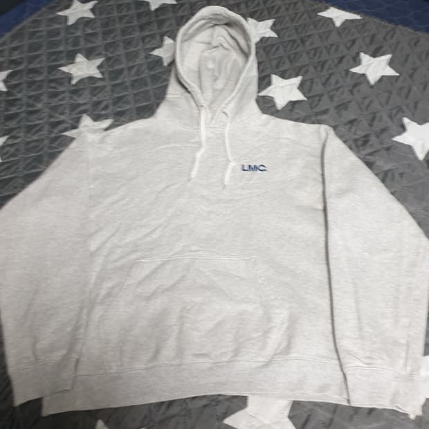 LMC 기모 혜비코튼 후드티 멜란지그레이 (L)