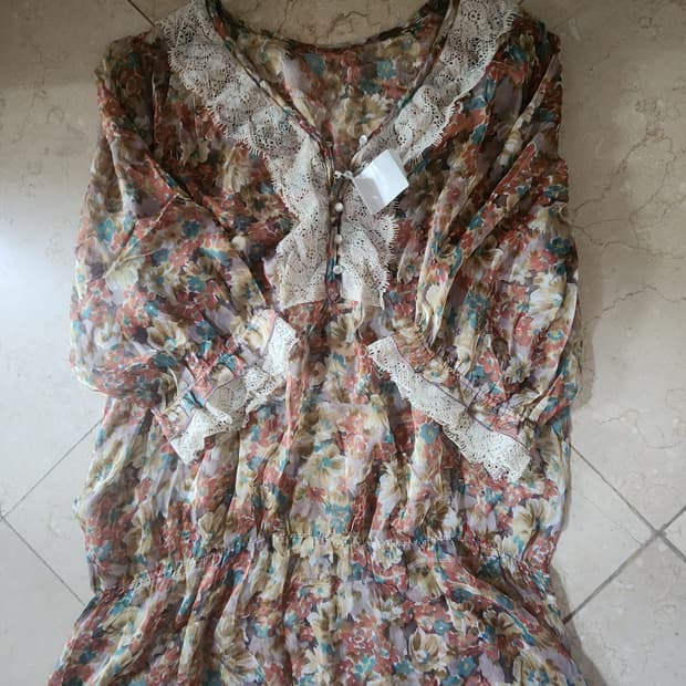 빈티지 블라우스