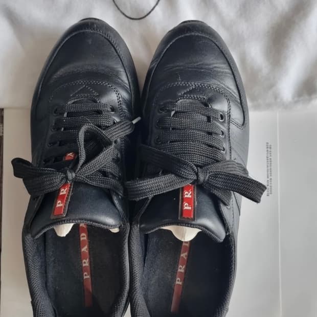 프라다 가죽신발 6사이즈 