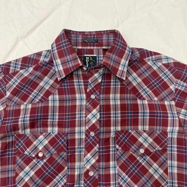HOLT 웨스턴 체크 셔츠