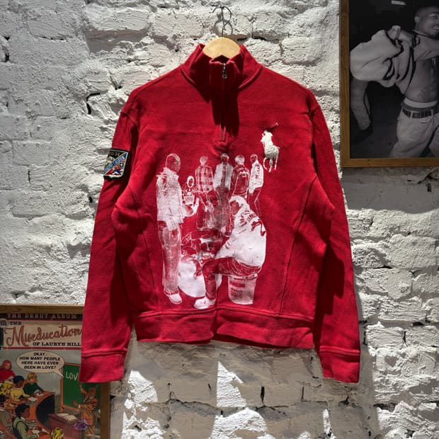 폴로 빅포니 커스텀 니트반집업 