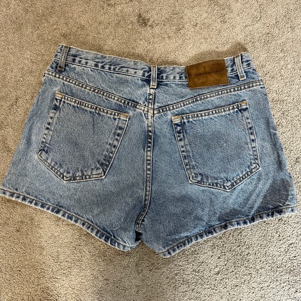 캘빈클라인 더블 스톤 워시 숏 데님 팬츠(30)