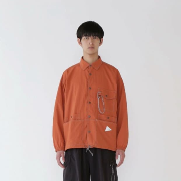 앤드원더 25aw 크링클 셔츠 자켓 M사이즈