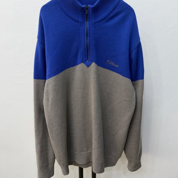 정품) 타이틀리스트 남성 하프넥 방풍니트 XXL