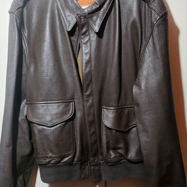 A2 가죽 자켓 A-2 xl