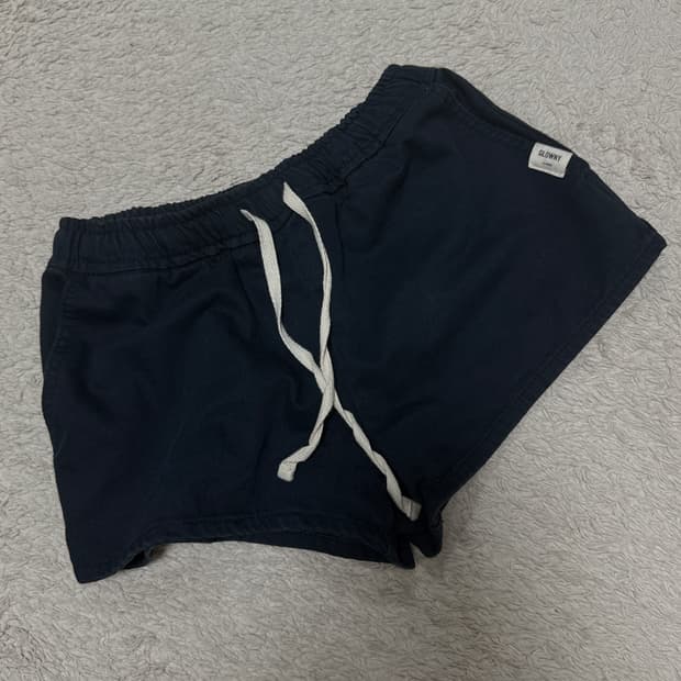 글로니 G CLASSIC COTTON TWILL SHORTS (BLACK