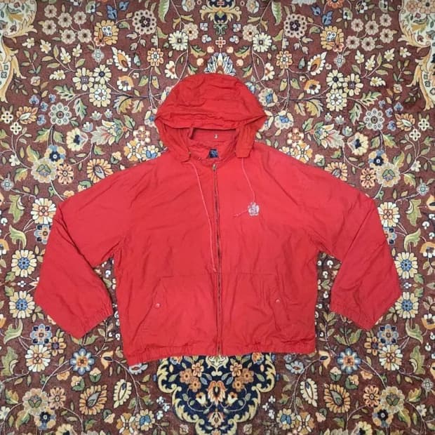 [L공용]90s 에스에이치 폴로 랄프로렌 킹엠블럼 후드 바람막이