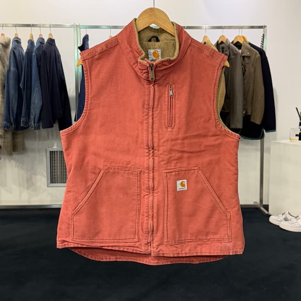 [L] 칼하트 쉐르파 덕 베스트 자켓