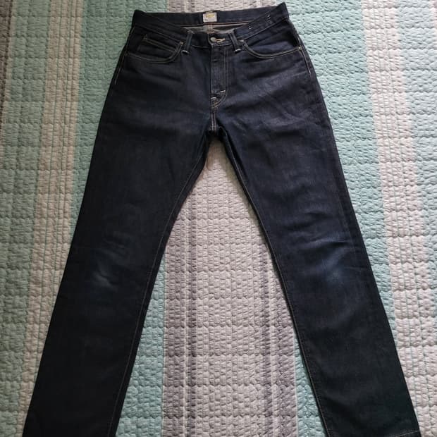 재팬 리 101 Lee 101 레귤러네로우 진청슬림진 29사이즈