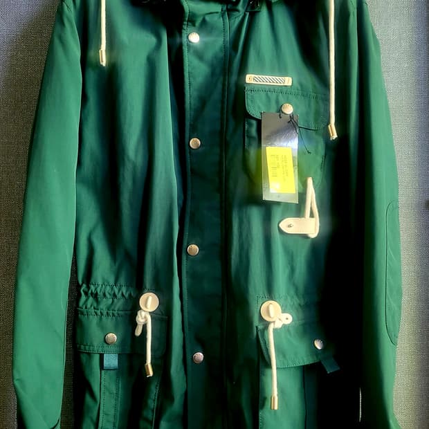 [택달린 새상품] XESS  야상 양가죽배색  후드점퍼