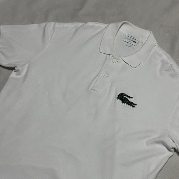 M 라코스테 루즈핏 카라 반팔티셔츠