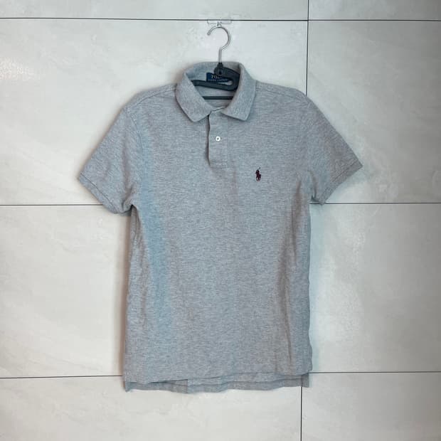 폴로 랄프로렌 반팔 카라티 그레이 [S]
