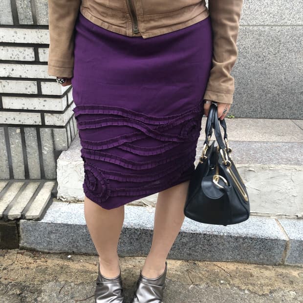 catherine malandrino frill detail skirt