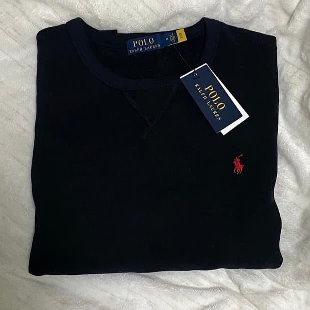 실물갑 폴로 맨투맨 정품 겨울용(기모)