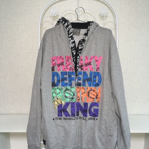 jpn vintage Harajuku punk layered hood z