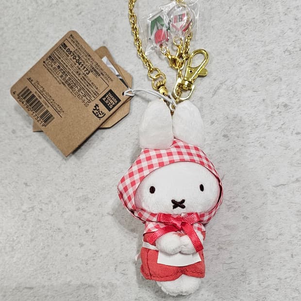 일본정품 타카라토미아트 브루나 미피 마스코트 키링 인형