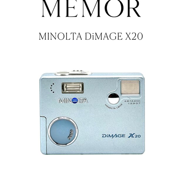 희귀컬러🩵MINOLTA DiMAGE X20 미놀타 디카 카메라