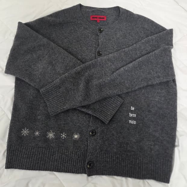 인세인개러지 라운드넥 가디건