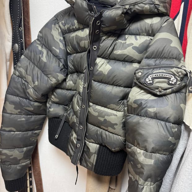 배드블러드 카모 패딩 S 급전!!!