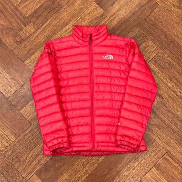 여성용 M 노스페이스 써밋 경량 패딩 자켓