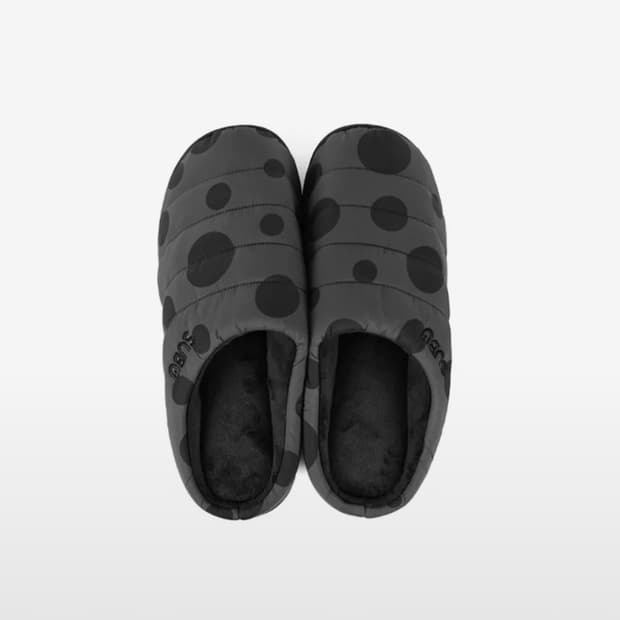 스부 윈터 샌들 차콜 도트 0