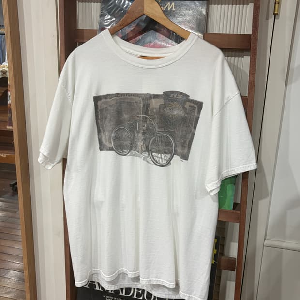 J67 할리데이비슨 프린팅 반팔 티셔츠 XL