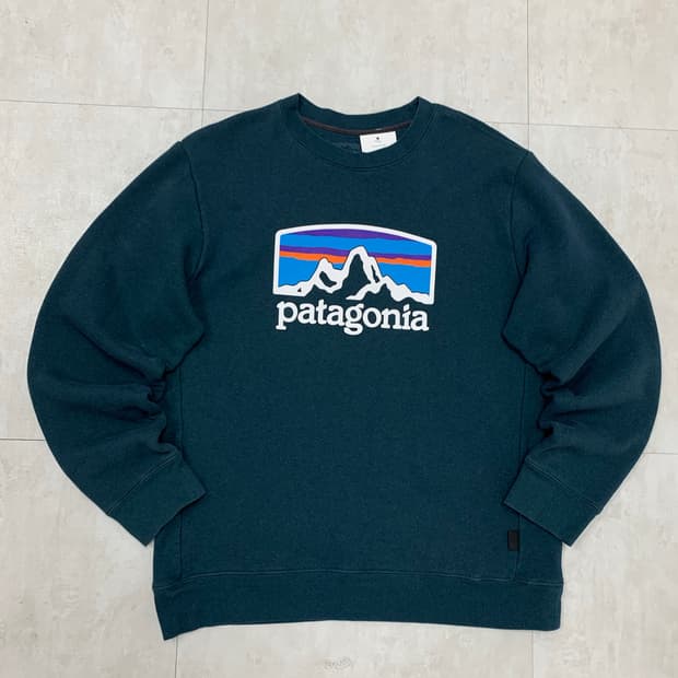 파타고니아 청록 맨투맨 #623