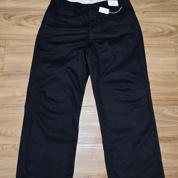 1회착 택포20만4size)피그벨 오피서 와이드치노 블랙