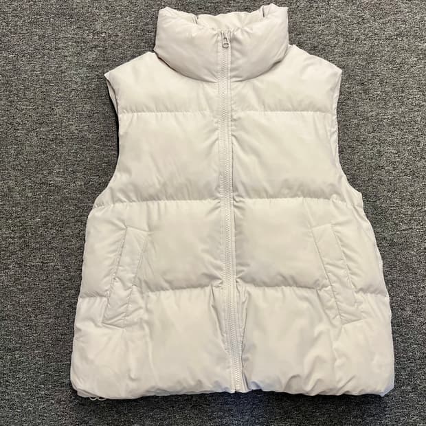 [100~103] 지유 GU 아이보리 솜패딩 베스트 